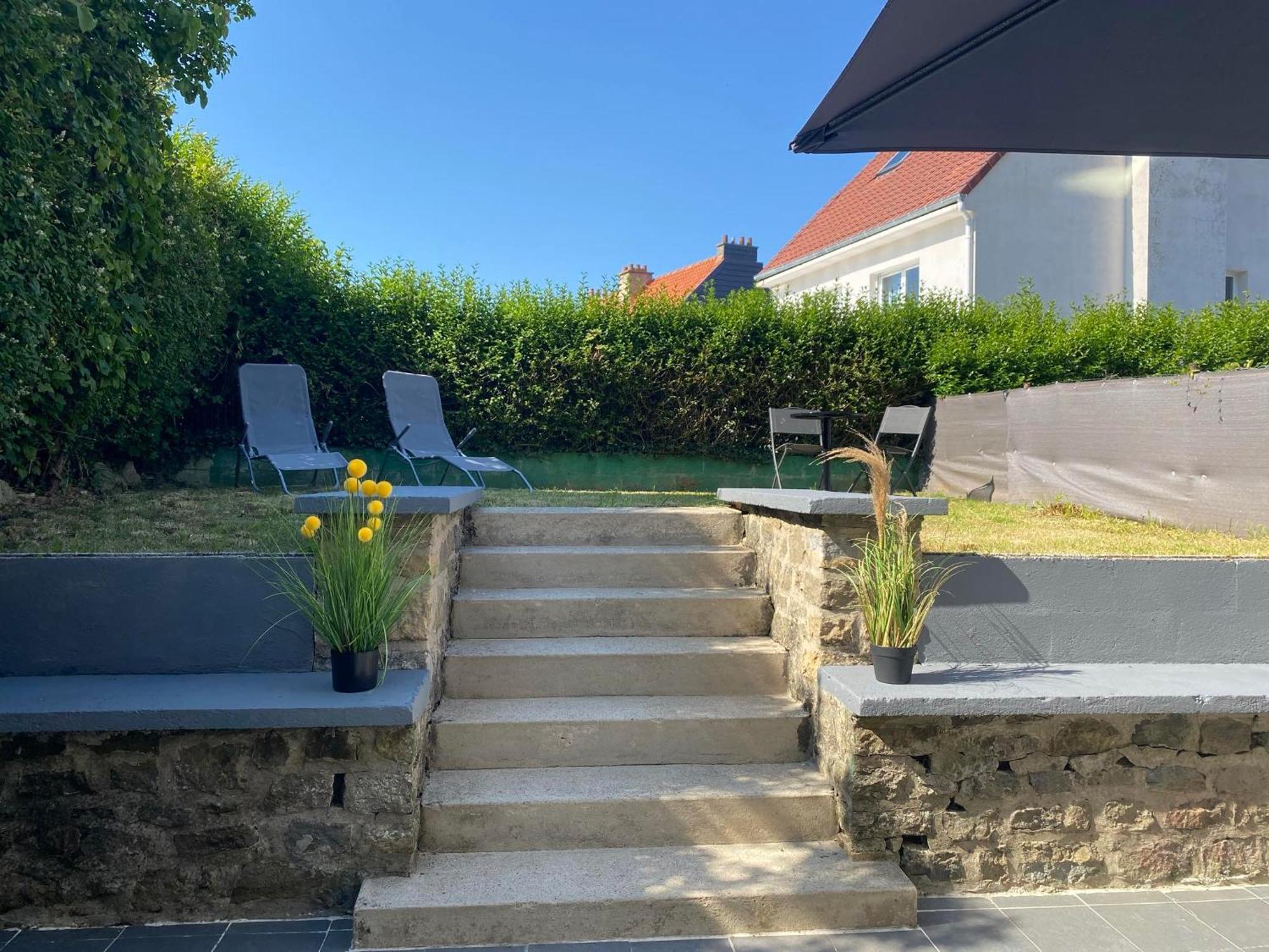 Вилла Au Jardin Secret Сен-Мартен-Булонь Экстерьер фото